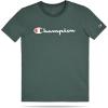 Champion Boys Champion Boys Tee Shirt Short Sleeve Logo T-Shirt for Kids(Signature Forest Green)