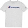 Champion Boys Champion Boys Tee Shirt Short Sleeve Logo T-Shirt for Kids(Signature Grey Heather)