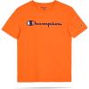 Champion Boys Champion Boys Tee Shirt Short Sleeve Logo T-Shirt for Kids(Signature Orange)