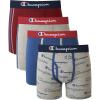 Champion Boys’ Everyday Cotton Stretch Briefs- 4 Pack(Grey/Red/Navy)