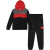 Champion Boys Jogger Set Fleece Hoodie and Sweatpants Tracksuit(Black)