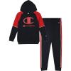 Champion Boys Jogger Set Fleece Hoodie and Sweatpants Tracksuit(Dark Navy Blue)