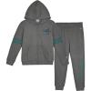 Champion Boys Jogger Set Fleece Hoodie and Sweatpants Tracksuit(Medium Heather Grey)