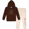 Champion Boys Jogger Set Fleece Hoodie and Sweatpants Tracksuit(Oatmeal Heather)