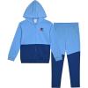 Champion Boys Jogger Set Fleece Hoodie and Sweatpants Tracksuit(Placid Blue)
