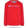 Champion Boys Sweatshirt for Kids Pullover Fleece Crewneck Sweater(Signature Lychee Red)