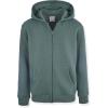 Champion Boys Zip Front Fleece Hoodie Sweatshirt for Kids(Dark Forest Green)