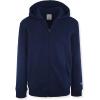 Champion Boys Zip Front Fleece Hoodie Sweatshirt for Kids(Dark Navy Blue)