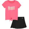 Champion Girls Shorts Sets 2 Piece Short Set for Girls Active Clothing(Pink)