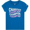Champion Girls Tee Shirt for Kids Short Sleeve T-Shirt Girls Tops(Meadow Blue)