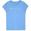 Champion Girls Tee Shirt for Kids Short Sleeve T-Shirt Girls Tops(Signature Placid Blue)