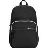 Champion Luna Laptop Backpack with Padded Adjustable Straps, Water Bottle Pocket for Work, Travel, Daily Use, Black, Medium(Black)