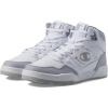 Champion Men’s 5 on 5 Hi Sneaker(White/Grey/Chalk)