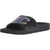 Champion Mens Ipo Big C Logo Slide Sandal(Black/Black)