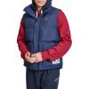Champion Mens Puffer Vest With Logo(Peacoat)