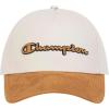 Champion Mens Revival Snapback Adjustable Cap(Ivory Canvas/Western Brown)