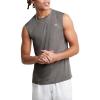 Champion Men’s Sleeveless T-shirt, Sport Tank, Muscle T-shirt for Men (Reg. Or Big & Tall)(Stone Gray)