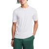 Champion Men’s T-shirt, Sport Tee, Moisture Wicking, Anti Odor, Athletic T-shirt for Men (Reg. Or Big & Tall)(White)