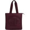 Champion Quilted Billie Tote Bag in Memory Cloth With Zip Closure for Work, Travel, Daily Use(Medium Ruby/Tender Pink)