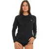 Champion Rash Guard for Women, Womens Rash Guard Long Sleeve Shirts, Rashguard Swim Shirt Women UPF 50+ SPF & UV Protection(Black)