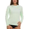 Champion Rash Guard for Women, Womens Rash Guard Long Sleeve Shirts, Rashguard Swim Shirt Women UPF 50+ SPF & UV Protection(Lime)
