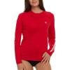 Champion Rash Guard for Women, Womens Rash Guard Long Sleeve Shirts, Rashguard Swim Shirt Women UPF 50+ SPF & UV Protection(Red)