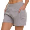 Champion Swim Board Shorts for Women, 5”/7” Swim Shorts Women with Pockets for Beach, Pool, Summer(Grey)