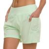 Champion Swim Board Shorts for Women, 5”/7” Swim Shorts Women with Pockets for Beach, Pool, Summer(Lime)