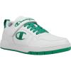 Champion Unisex-Child Arena Power Lo Sneaker(Whi9te/Green Field)