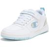 Champion Unisex-Child Arena Power Lo Sneaker(White/S.blue/Beige)