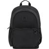 Champion Venice Laptop Backpack in Crinkle Nylon with Padded Adjustable Straps, Water Bottle Pocket for Work, Travel, Commute, Black, Medium(Black)