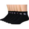 Champion Women’s Cushioned Quarter Socks (6-Pack)(Black)