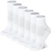 Champion Women’s Cushioned Quarter Socks (6-Pack)(Bright White)