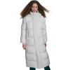 Champion Womens Extra Long Quilted Puffer Jacket With Hood(Marshmallow)