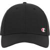 Champion Womens Performance Stretch Ponytail Adjustable Baseball Cap(Black)