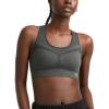 Champion Women’s Sports Bra, Infinity Racerback, Moderate Support, Seamless Sports Bra for Women(Asphalt)