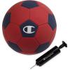 Champion Youth & Adult Soccer Ball – Paneled Design, Enhanced Control, Durable Cover & Butyl Bladder, for Indoor & Outdoor Training, Sizes 3, 4, 5, Includes 6″ Pump(Tango Red/Medieval Blue)
