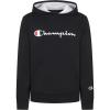 Champion boys Boys Hoodie for Kids Sweatshirt Fleece Youth Pullover With Hood(Black Signature)
