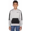 Champion boys Boys Hoodie for Kids Sweatshirt Fleece Youth Pullover With Hood(Gray/Black)