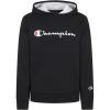Champion boys Boys Hoodie for Kids Sweatshirt Fleece Youth Pullover With Hood(Heritage Black)