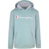 Champion boys Boys Hoodie for Kids Sweatshirt Fleece Youth Pullover With Hood(Signature Blue Surf)