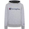 Champion boys Boys Hoodie for Kids Sweatshirt Fleece Youth Pullover With Hood(Signature Grey Heather)