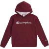 Champion boys Boys Hoodie for Kids Sweatshirt Fleece Youth Pullover With Hood(Wine)