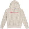 Champion girls Girls Hoodie Sweatshirt Zip Up Fleece Athletic Hoodie for Girl Clothing(Cream)
