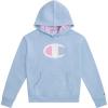 Champion girls Girls Hoodie Sweatshirt Zip Up Fleece Athletic Hoodie for Girl Clothing(Placid Blue)