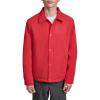 Champion mens Active Water-resistant Coaches Jacket(Chili Pepper)