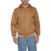 Champion mens Champion Men’s Lightweight Varsity Jacket With Jersey Hood(Tobacco)