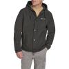 Champion mens Hooded Coaches Rain Jacket(Black Soft Shell)