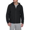 Champion mens Hooded Rain Slicker(Black)
