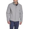 Champion mens Lightweight Active Soft Shell Jacket With Stand Collar(Grey)
